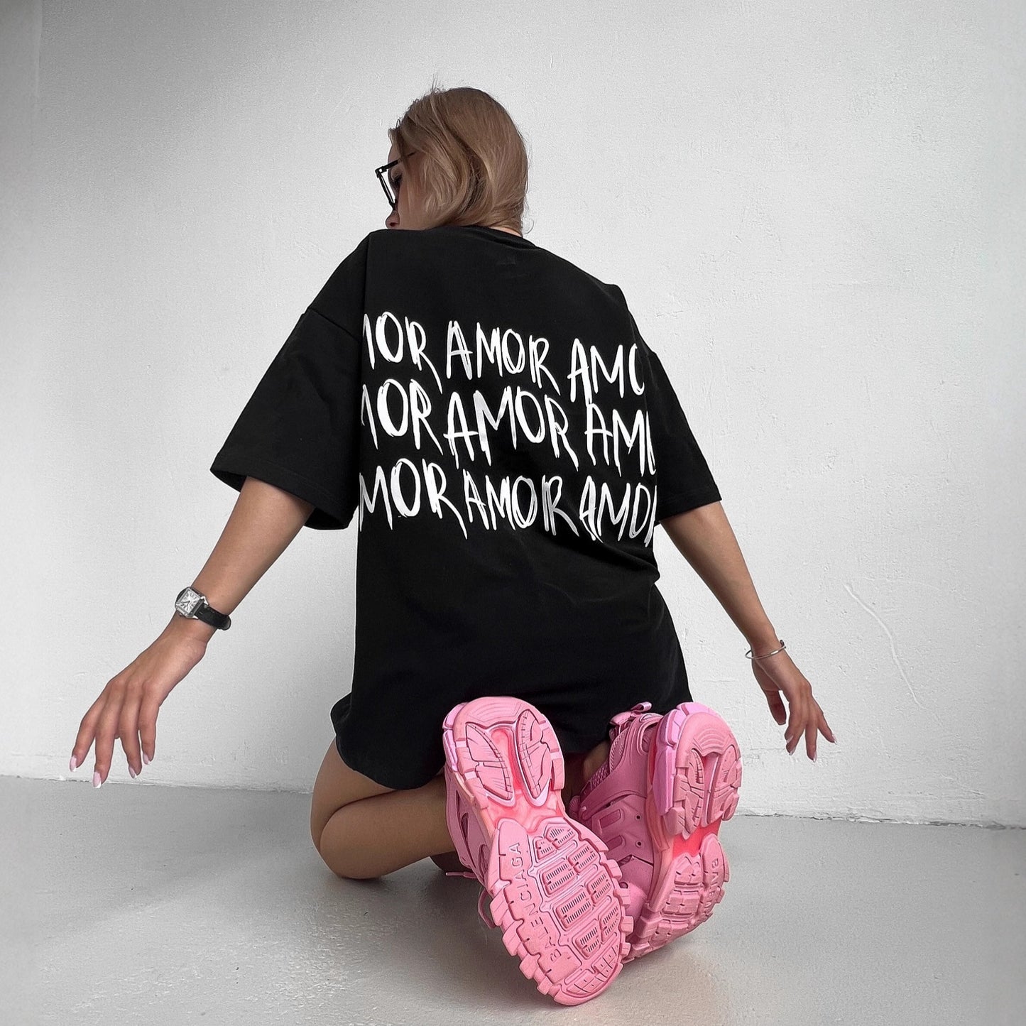 Causal Short Sleeve T-Shirt for WomenStyle Printed Round Neck Tee Simple and Versatile Fashion Brand Length Top