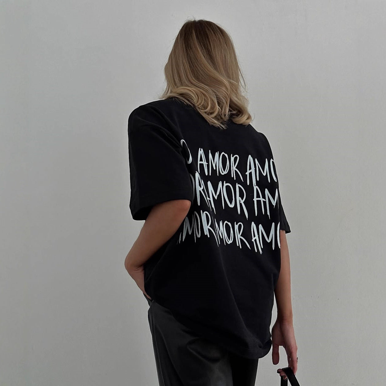 Causal Short Sleeve T-Shirt for WomenStyle Printed Round Neck Tee Simple and Versatile Fashion Brand Length Top