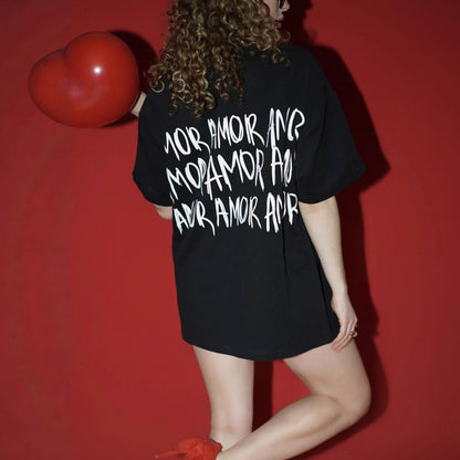 Causal Short Sleeve T-Shirt for WomenStyle Printed Round Neck Tee Simple and Versatile Fashion Brand Length Top